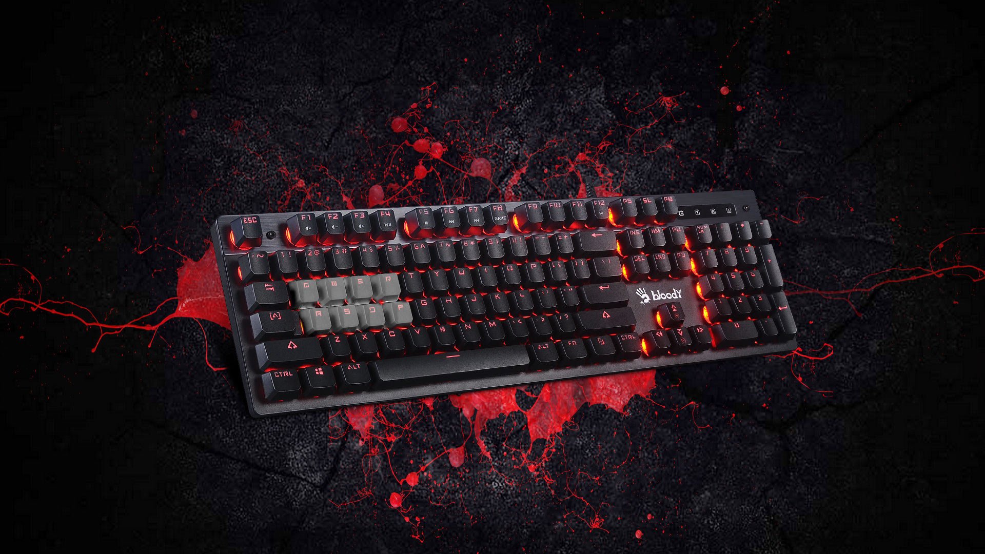 خرید بهترین کیبرد بازی گیمینگ ایفورتک سری بلودی KEYBOARD A4TECH BLOODY GAMING B 500