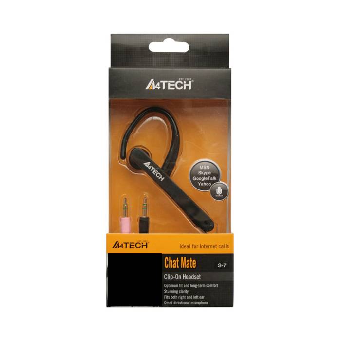 هدست ای فورتک مدل A4TECH S7 HEADSET تک گوشی در قائم آی تی