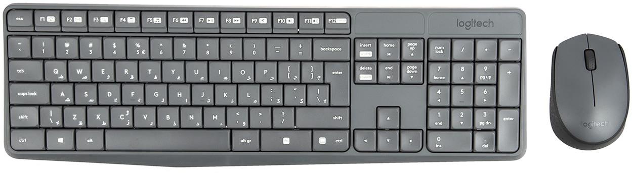 KEYBOARD MOUSE LOGITECH کیبورد و ماوس بی سیم لاجیتک مدل MK 235