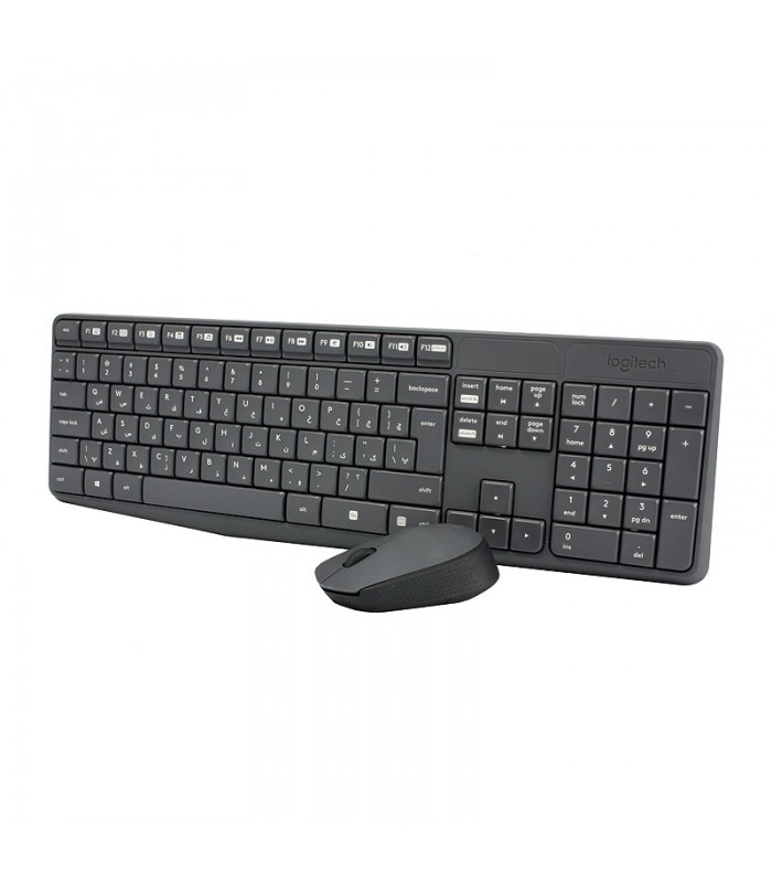 KEYBOARD MOUSE LOGITECH کیبورد و ماوس بی سیم لاجیتک مدل MK 235