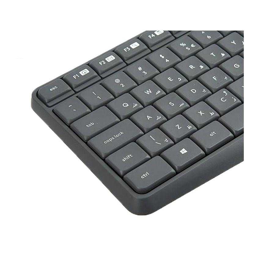 KEYBOARD MOUSE LOGITECH کیبورد و ماوس بی سیم لاجیتک مدل MK 235