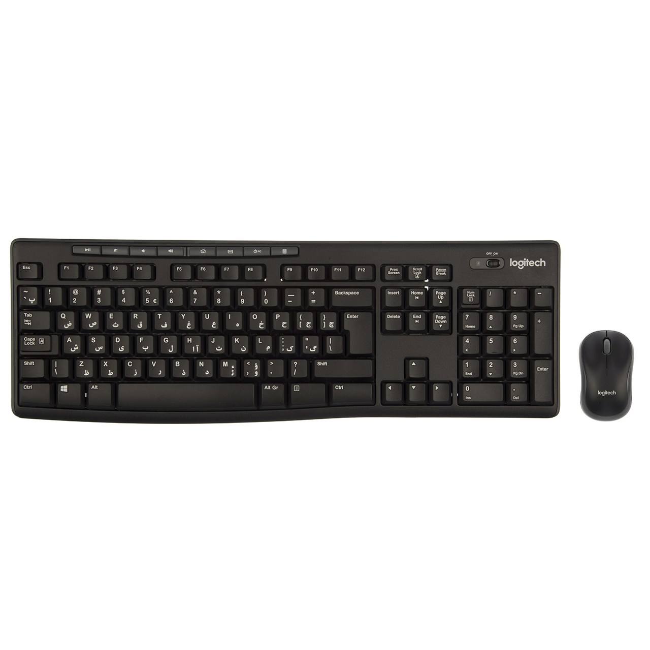 کیبورد و موس لاجیتک مدل Keyboard MOUSE Logitech MK 270