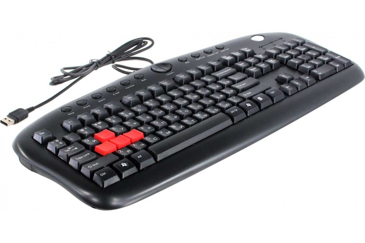 KEYBOARD A4TECH GAMING کیبورد مخصوص بازی ای فورتک مدل KB-28G