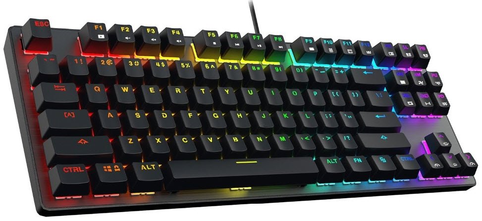 کیبورد مخصوص بازی مکانیکی گیمینگ  رپو مدل  PROKEYBOARD RAPOO GAMING V 500 PRO