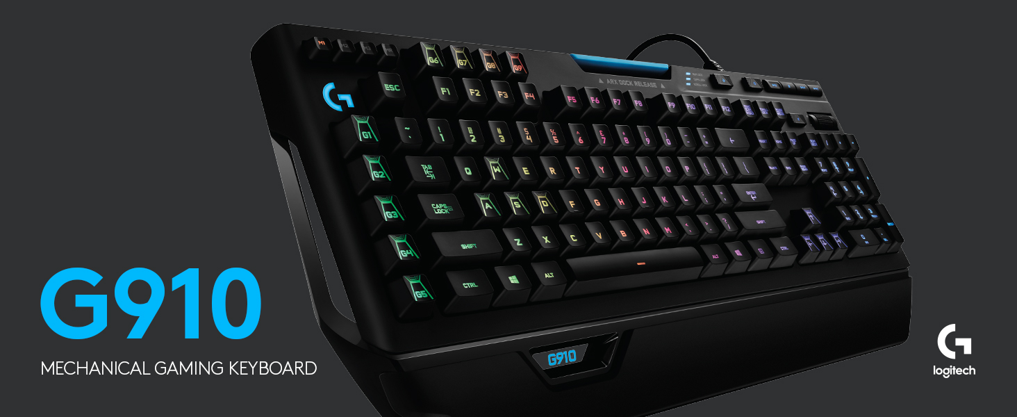 KEYBOARD LOGITECH GAMING کیبورد مخصوص بازی لاجیتک مدل G910 Orion SPECTRUM