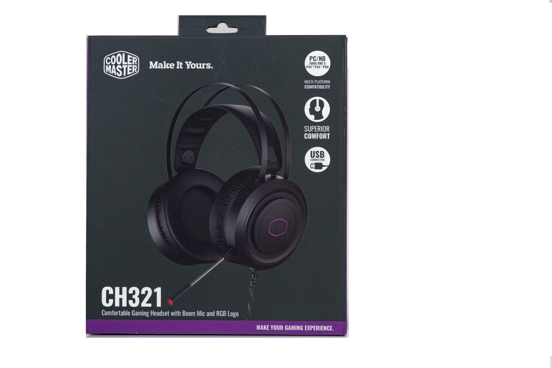 هدست مخصوص بازی کولر مستر مدل HEADSET COOLER MASTER CH321