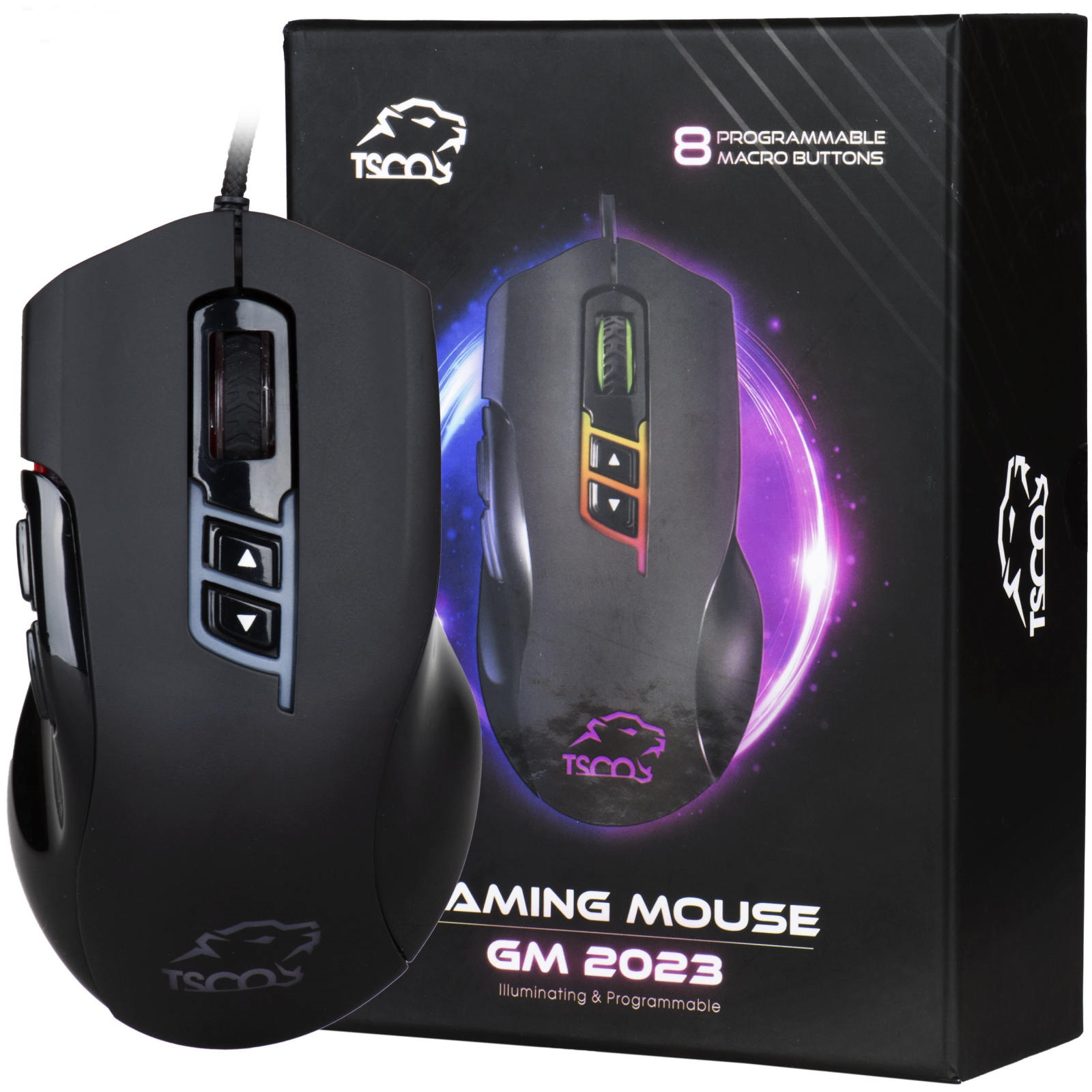 ماوس مخصوص بازی تسکو مدل MOUSE GAMING GM 2023