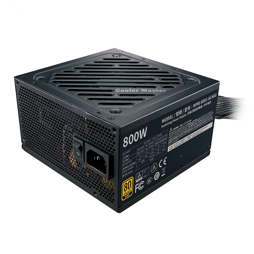 منبع تغذیه کامپیوتر کولر مستر مدل POWR COOLER MASTER G800 Gold