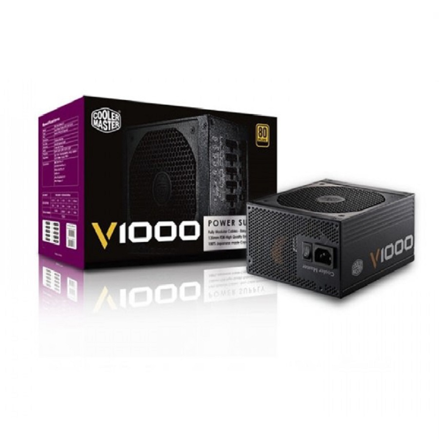 منبع تغذیه کامپیوتر کولر مستر مدلPOWER COOLER MASTER  V1000 W PLATINUM