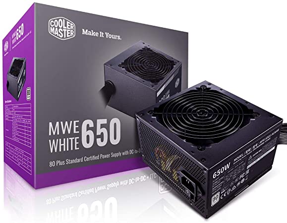 منبع تغذیه پاور  کولر مستر مدل  POWER COOLER MASTER MWE 650 White