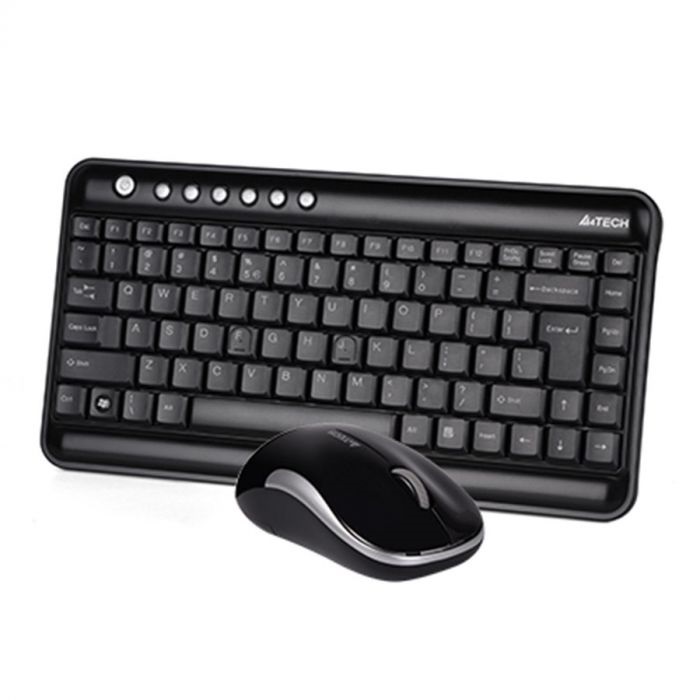 KEYBOARD MOUSE A4TECH MINI کیبورد و ماوس ای فورتک مدل 3300N