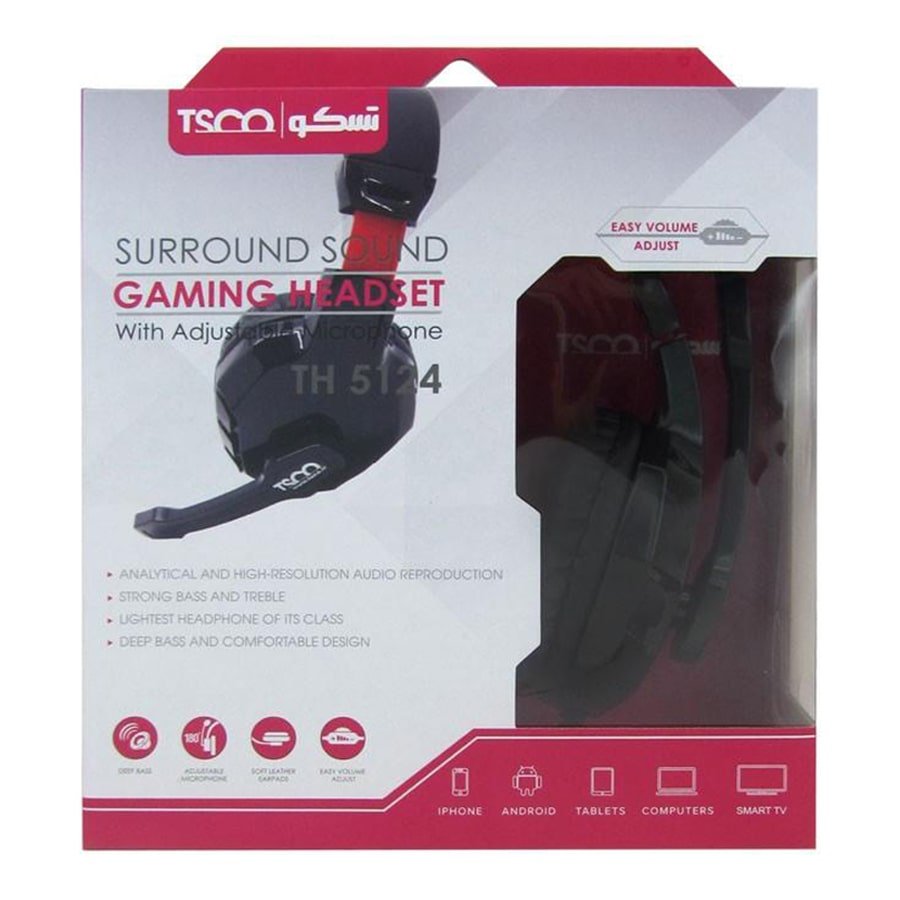 HEADSET TSCO هدست کامپیوتر تسکو مدل TH 5124 در قائم آی تی