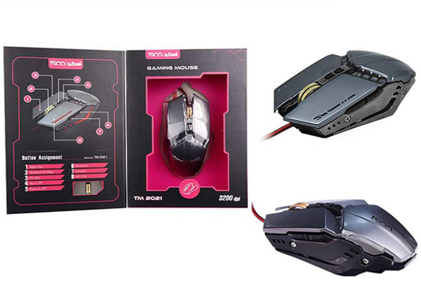 GAMING MOUSE TSCO  ماوس مخصوص بازی تسکو مدل TM 2021