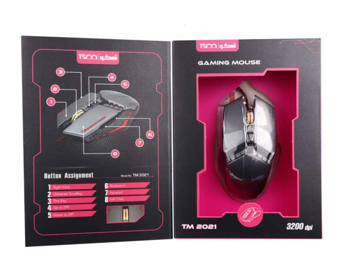 GAMING MOUSE TSCO  ماوس مخصوص بازی تسکو مدل TM 2021