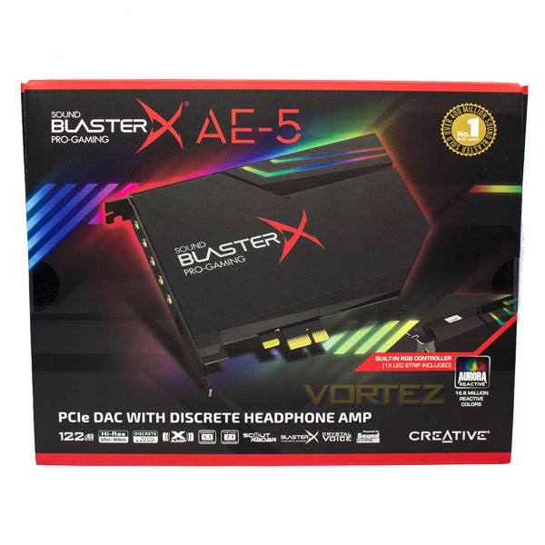 کارت صدا حرفه ای برند کریتیو مدل  CREATIVE SBX AE-5 PLUS SOUND BLASTER