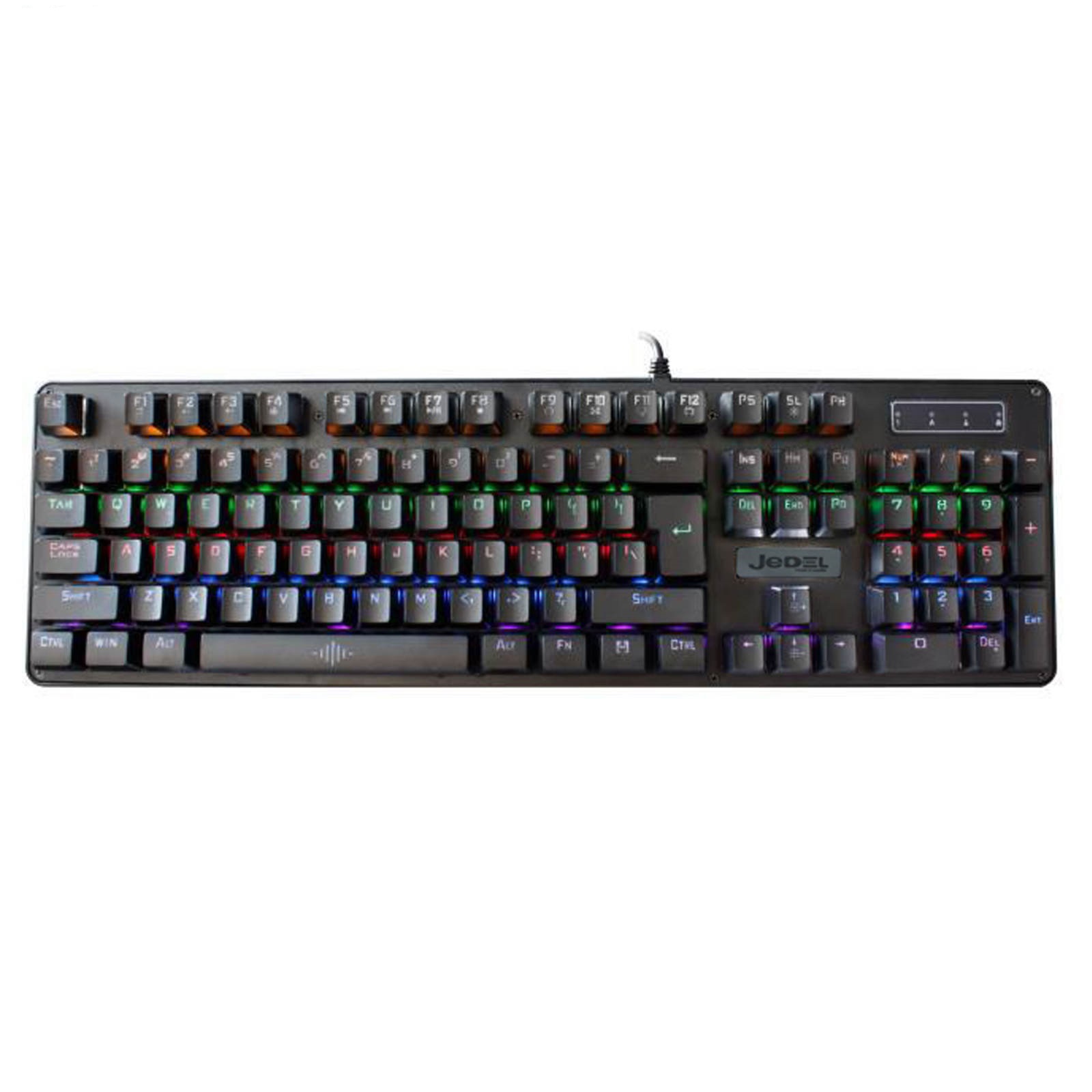 کیبورد گیمینگ مکانیکال جدل مدل KEYBOARD GAMING MECHANICAL JEDEL KL 89