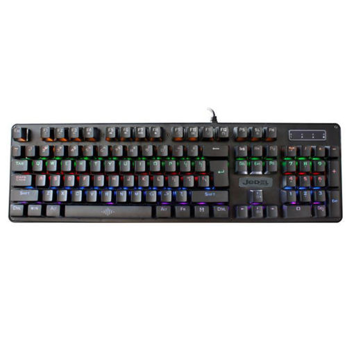 کیبورد مخصوص بازی مکانیکال جدل مدل KEYBOARD GAMING JEDEL KL 89