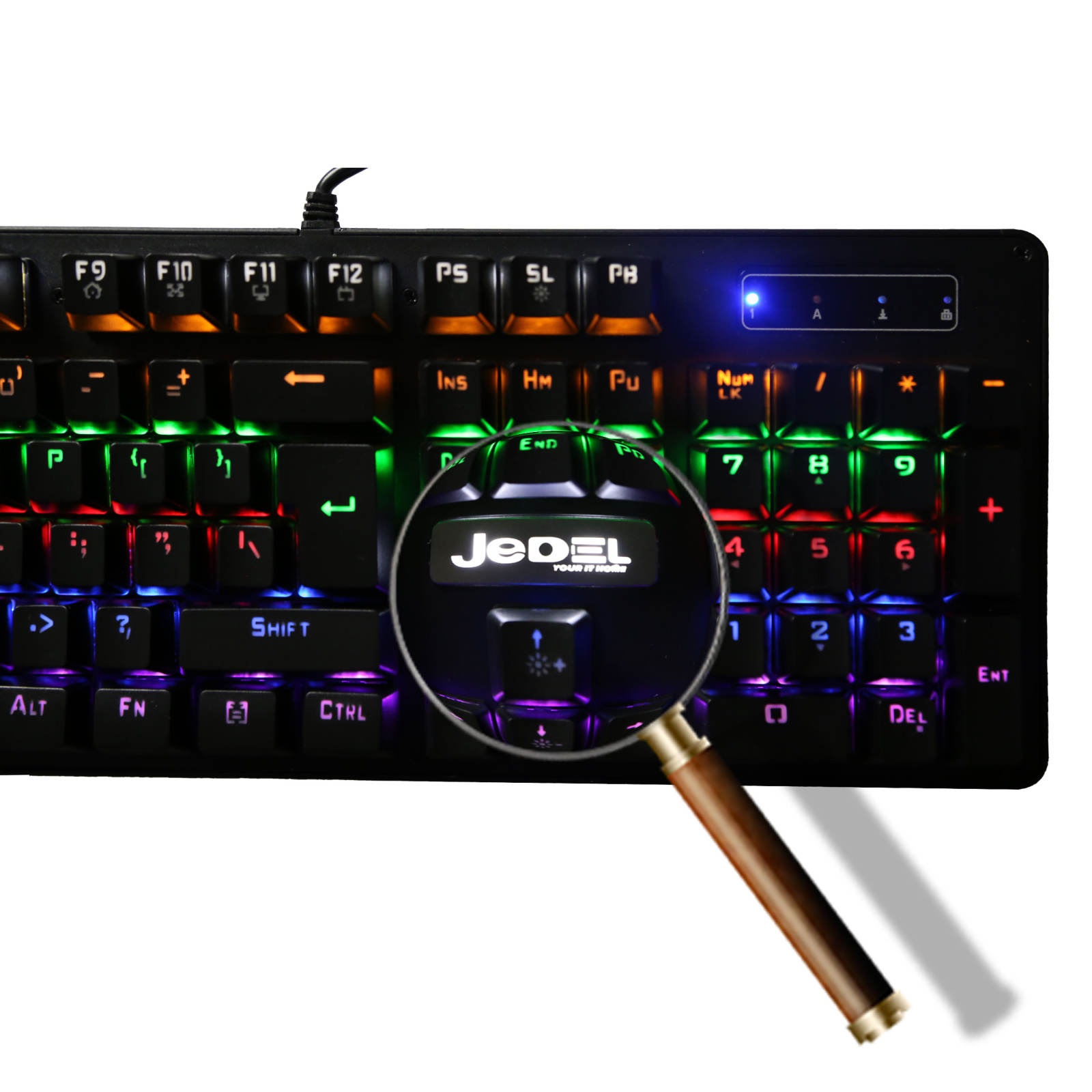 کیبورد گیمینگ مکانیکال جدل مدل KEYBOARD GAMING MECHANICAL JEDEL KL 89