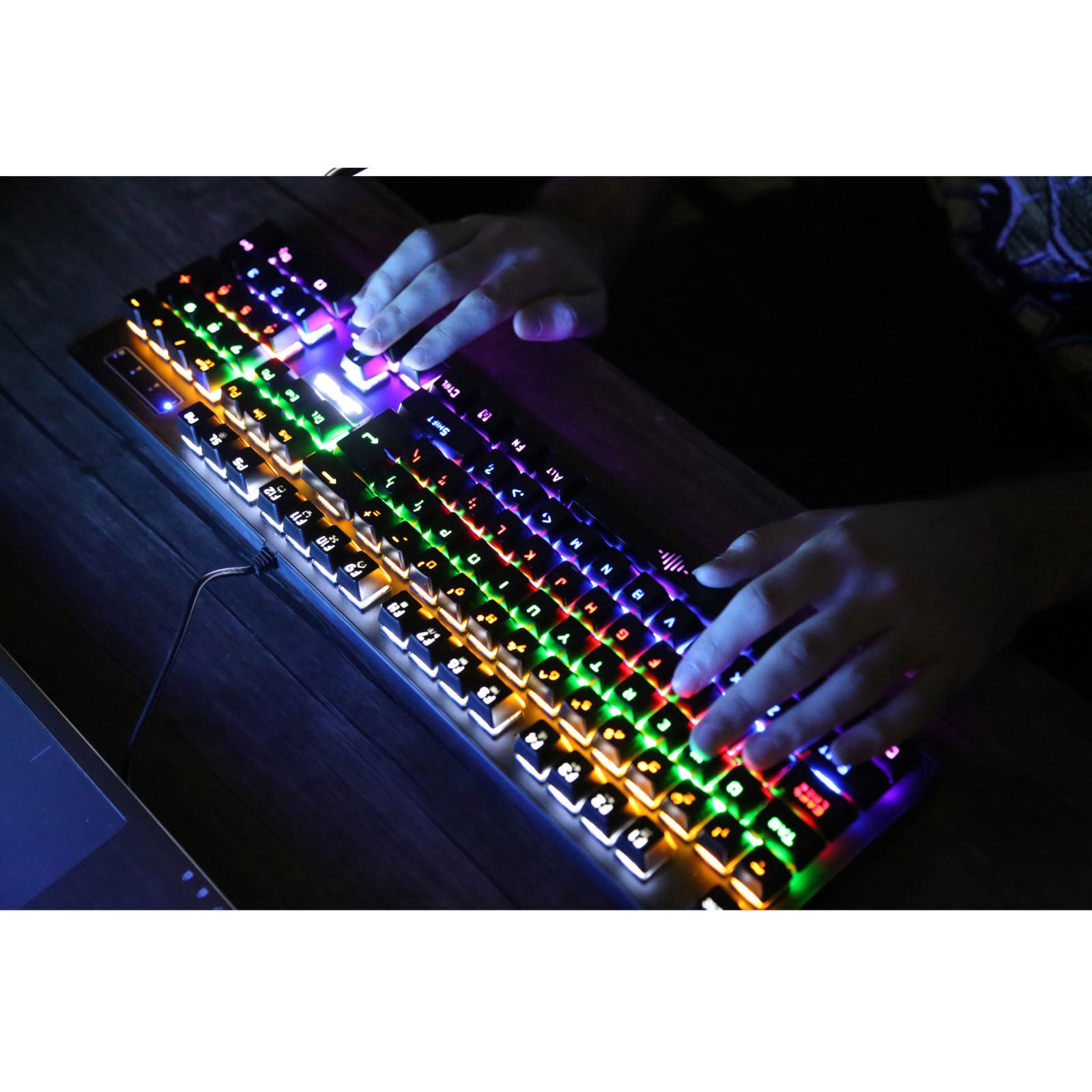 کیبورد گیمینگ مکانیکال جدل مدل KEYBOARD GAMING MECHANICAL JEDEL KL 89