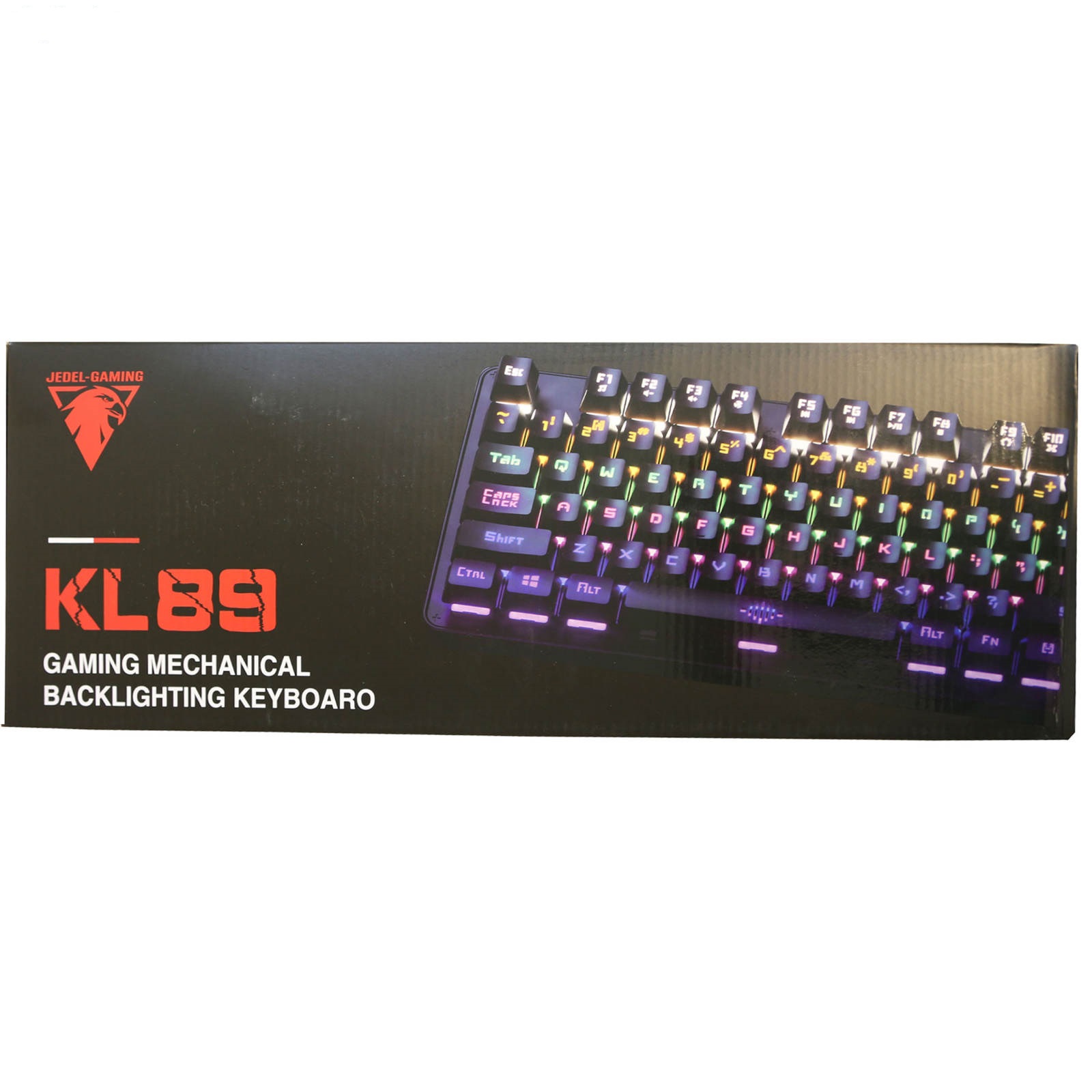 کیبورد گیمینگ مکانیکال جدل مدل KEYBOARD GAMING MECHANICAL JEDEL KL 89