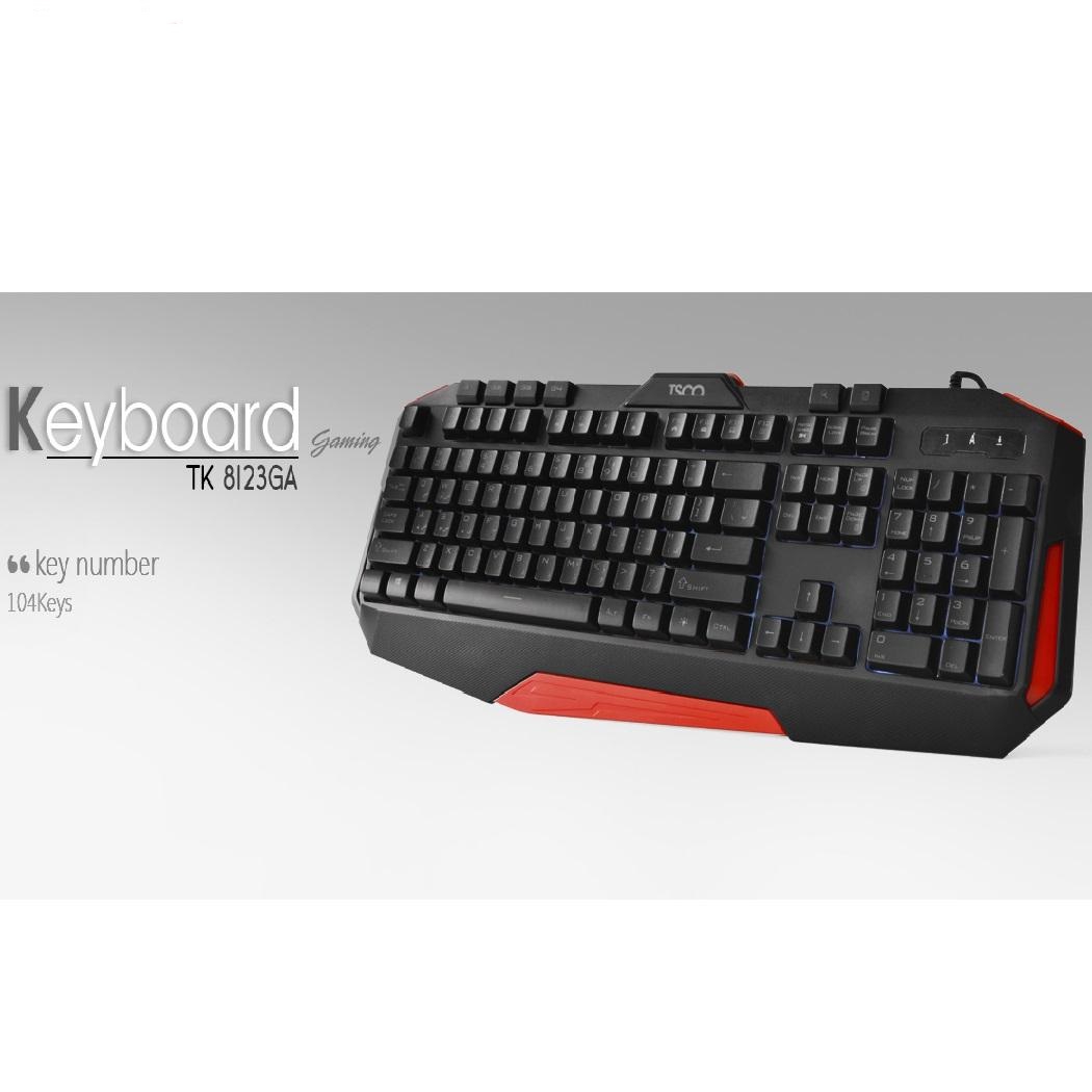 کیبورد مخصوص بازی تسکو مدل KEYBOARD TSCO GAMING TK 8123GA