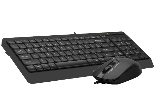 بهترین قیمت کیبورد و ماوس ایفورتک سیمدار مدل KEYBOARD MOUSE A4TECH FSTYLER F1512