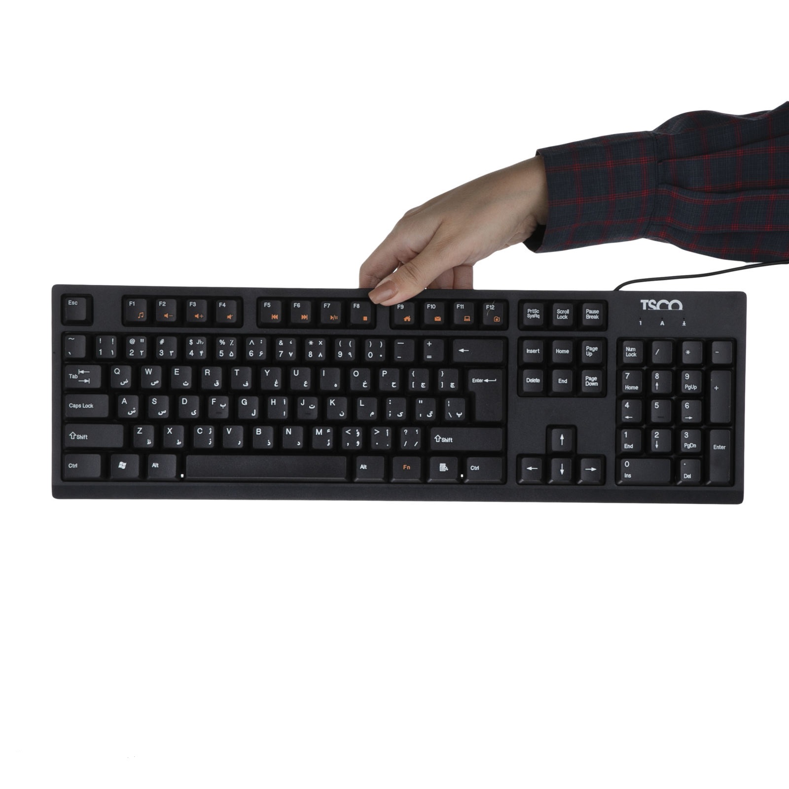 کیبورد گیمینگ تسکو مدل KEYBOARD GAMING TSCO 8017