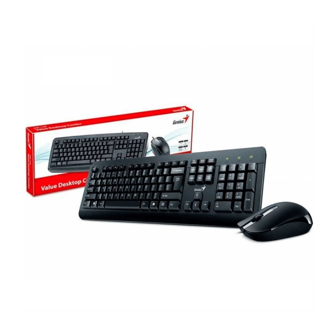 کیبورد و ماوس سیم دار جنیوس KEYBOARD MOUSE GENIUS KM-160