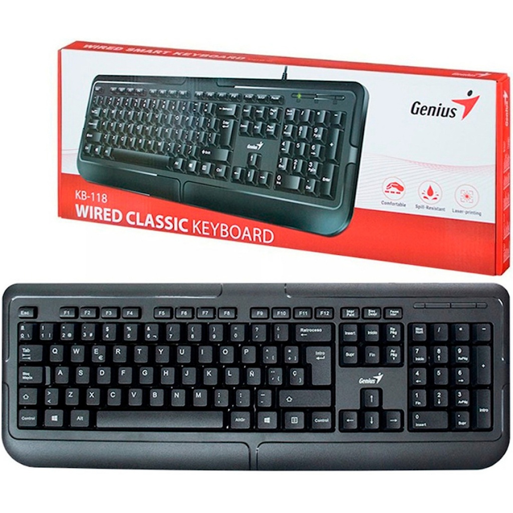 کیبورد جنیوس مدل KEYBOARD GENIUS KB-118