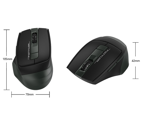 بهترین قیمت ماوس بی سیم ایفورتک سری اف استایلر مدل MOUSE A4TECH F-STYLER FB-35-S