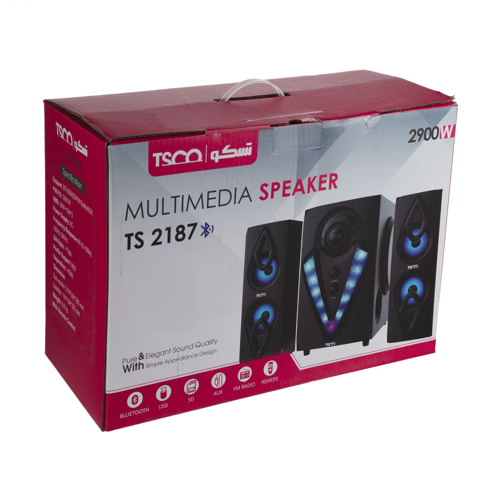 اسپیکر بلندگو تسکو مدل SPEAKER TSCO TS-2187