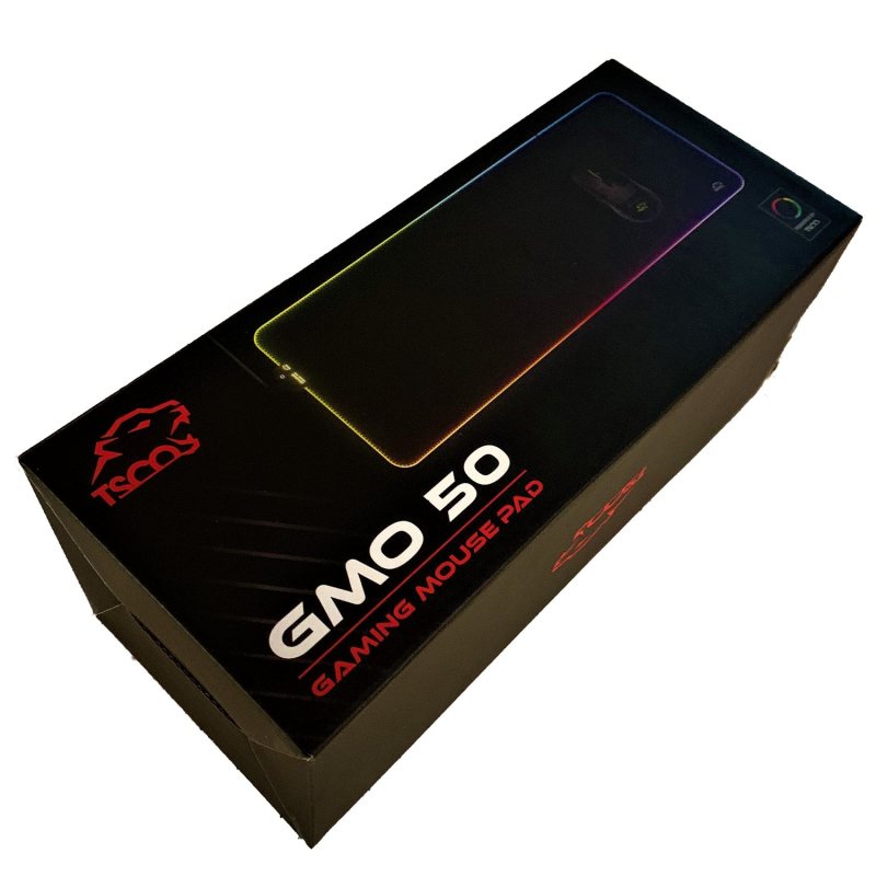 ماوس پد گیمینگ آر جی بی تسکو مدل PAD MOUSE TSCO RGB GMO-50
