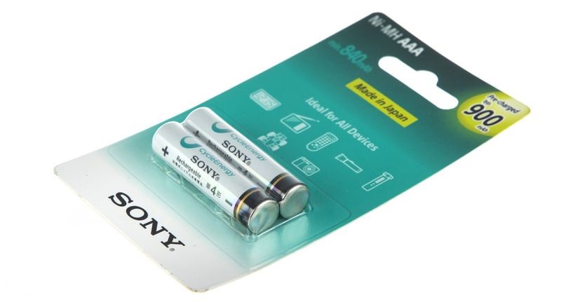 باتری نیم‌ قلمی قابل‌ شارژ بسته 2 عددی سونی مدل BATTERY SONY NH-AAA-B2GN