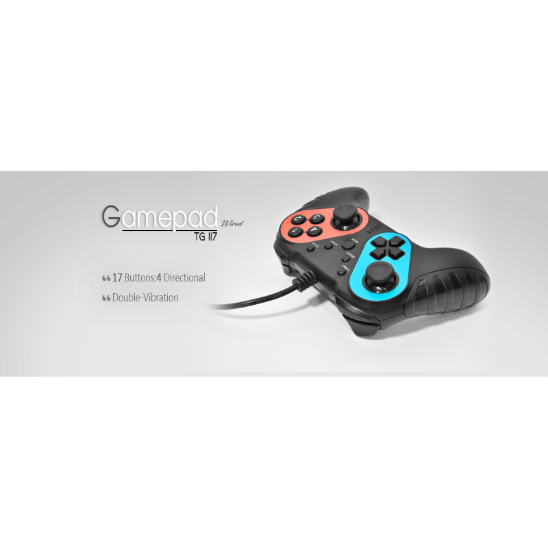 دسته بازی سیم دار تسکو مدل GAME PAD TSCO TG-117 در قائم آی تی