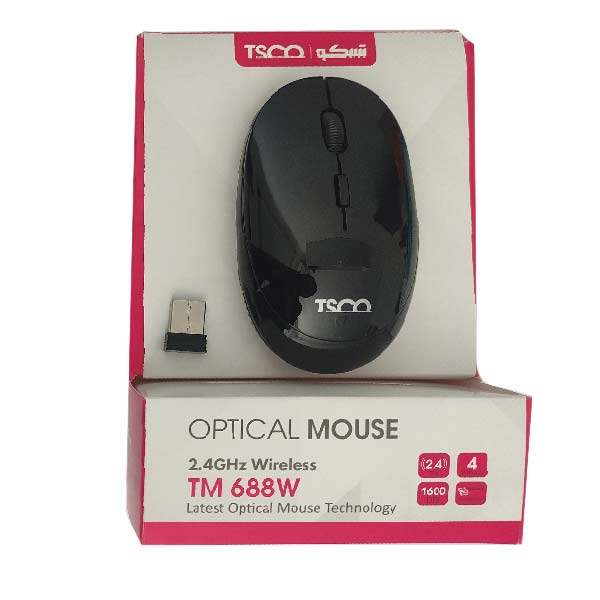 ماوس سیم دار برند تسکو مدل MOUSE TSCO TM-688