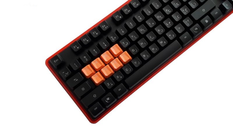 خرید بهترین کیبورد مخصوص بازی ایفورتک سری بلادی مدل KEYBOARD GAMING BLOODY A4TECH B-2278