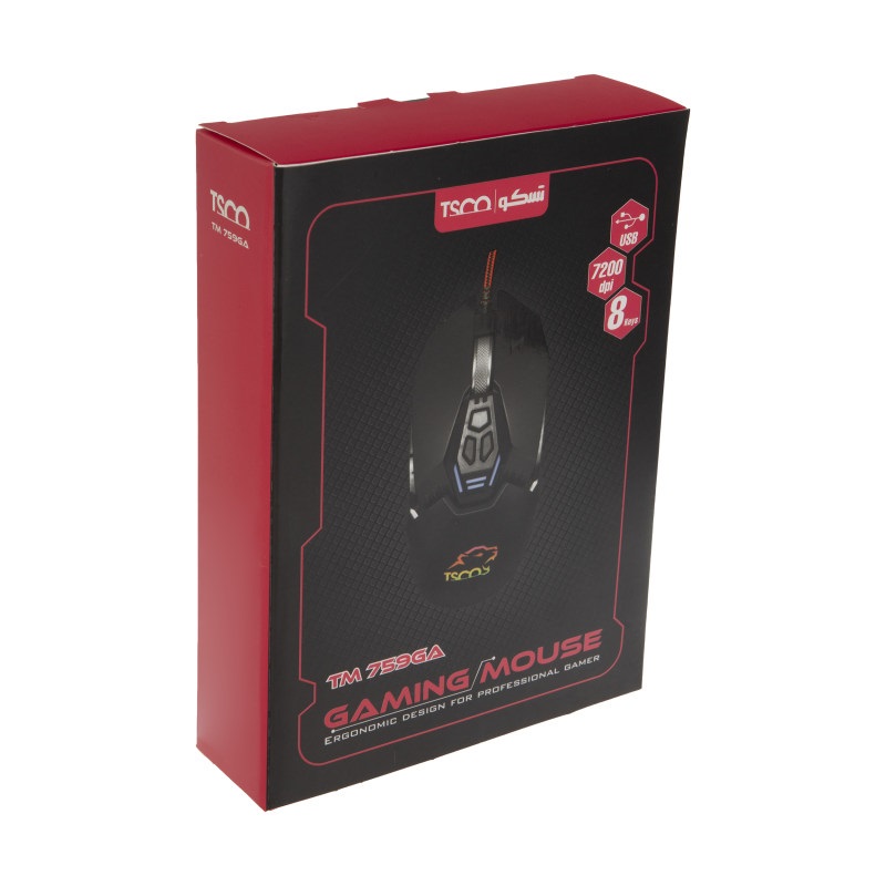 ماوس گیمینگ برند تسکو مدل 759 MOUSE GAMING TSCO