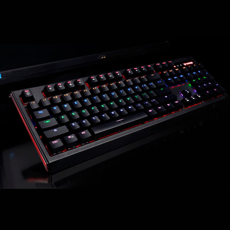 کیبورد مخصوص بازی رپو مدل KEYBOARD GAMING RAPOO V520