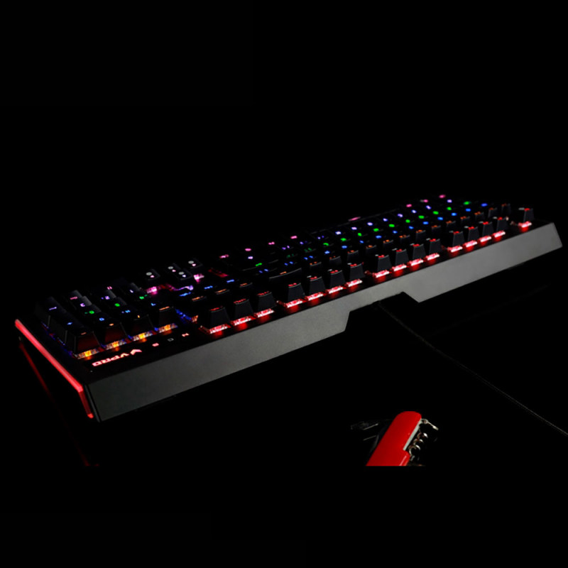 کیبورد مخصوص بازی رپو مدل KEYBOARD GAMING RAPOO V520