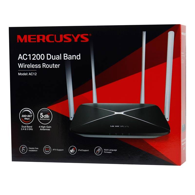 مودم روتر بی سیم مرکوسیس مدل ROUTER MERCUSYS AC12