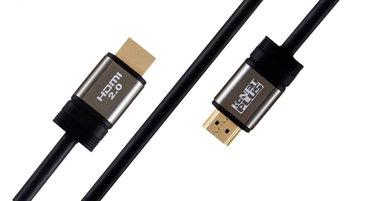کابل اچ دی ام آی ورژن 4K کی نت پلاس به طول 10 متر CABLE HDMI KNET PLUS
