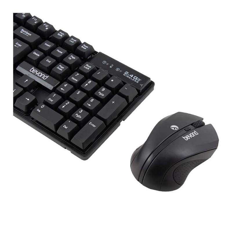 کیبورد و ماوس بدون سیم برند بیاند مدل KEYBOARD MOUSE BEYUND KM-8282