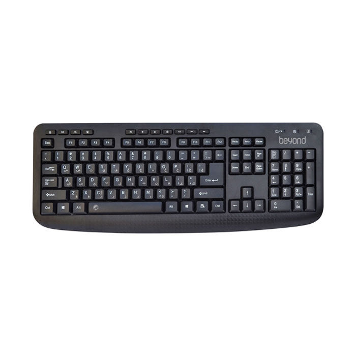 کیبورد و ماوس بدون سیم بیاند مدل KEYBOARD MOUSE BEYOND KM-4560