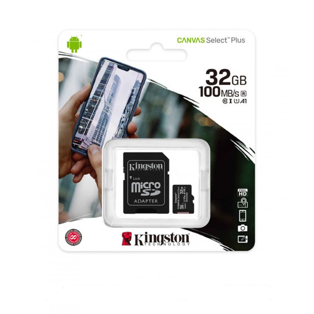 میکرو  MICRO SD KINGSTON SDCS2 32G/100MB/S