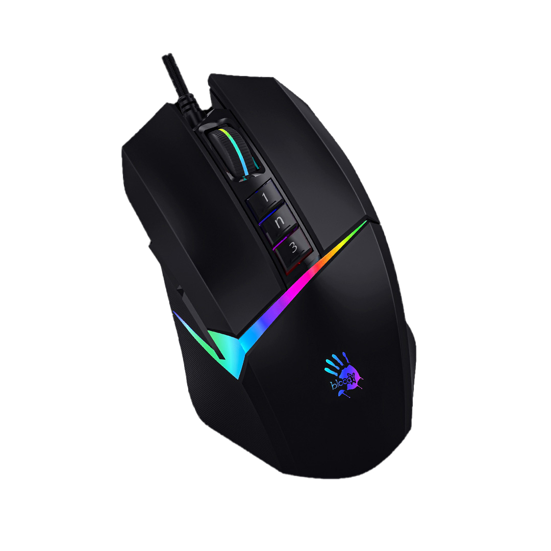 بهترین قیمت ماوس گیمینگ ای فورتک بلادی مدل MOUSE A4TECH BLOODY W-60 PRO RGB