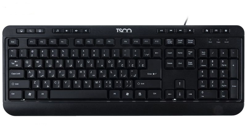 کیبورد و ماوس تسکو مدل KEYBOARD MOUSE TSCO TKM 8052