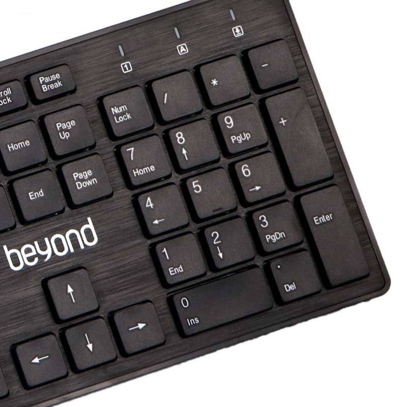 کیبورد سیم دار برند بیاند مدل KEYBOARD BEYOND KB-3880 USB