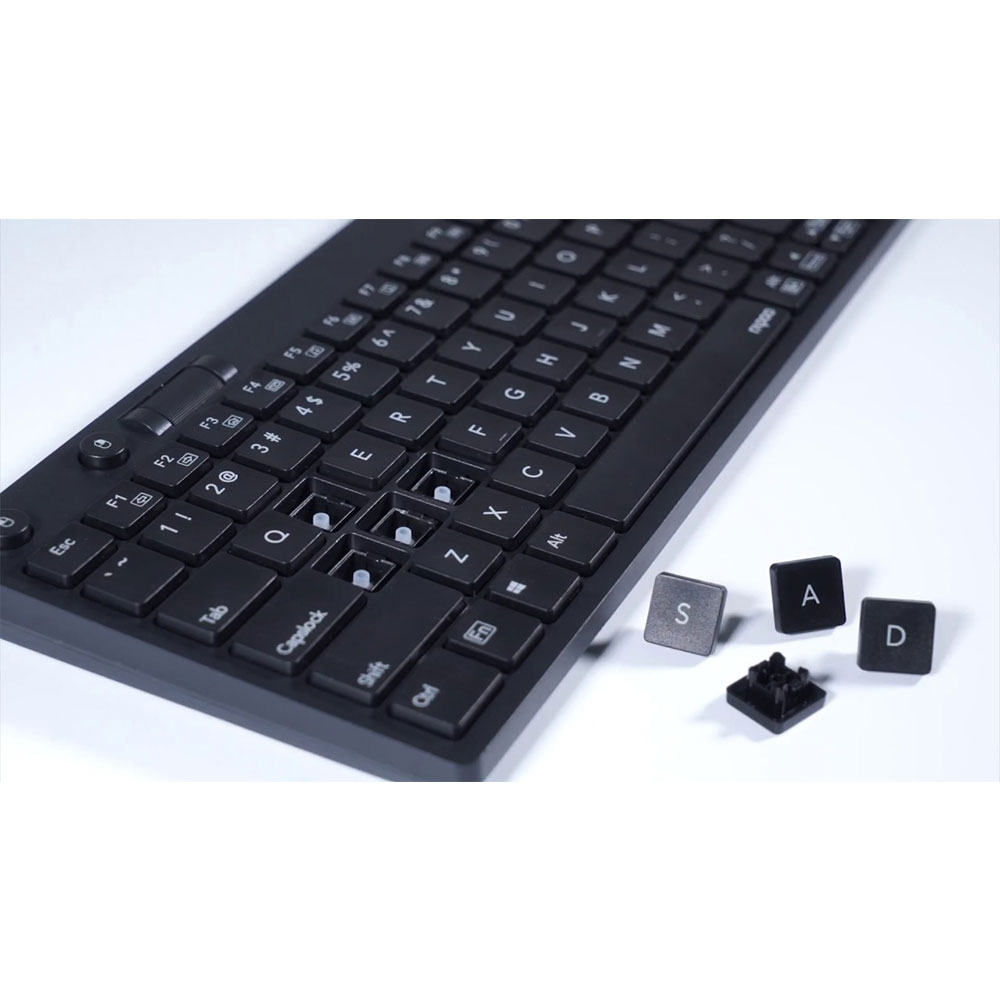 کیبورد بی سیم تاچ پد دار رپو مدل KEYBOARD WIRELESS RAPOO K-2800