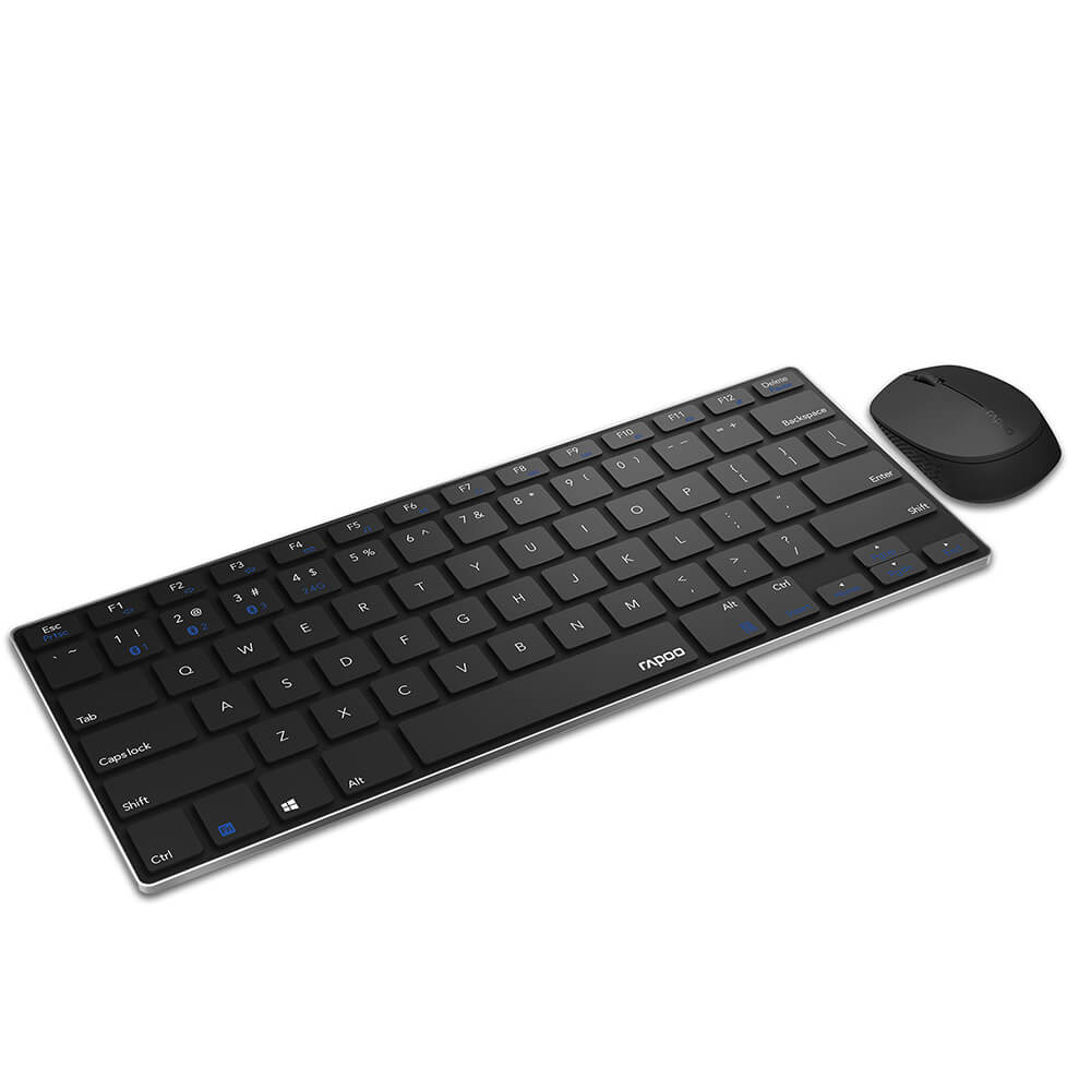 KEYBOARD MOUSE RAPOO کیبورد و ماوس بی سیم رپو مدل 9000G