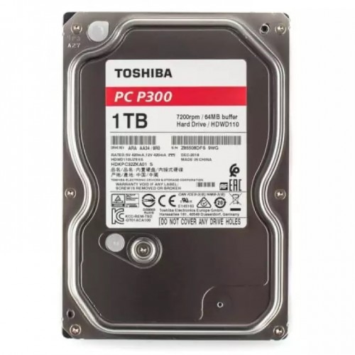 هارد داخلی کامپیوتر برند توشیبا مدل HARD DISK HDD TOSHIBA INTERNAL 1Tb P300